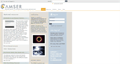 Desktop Screenshot of amser.org
