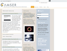 Tablet Screenshot of amser.org